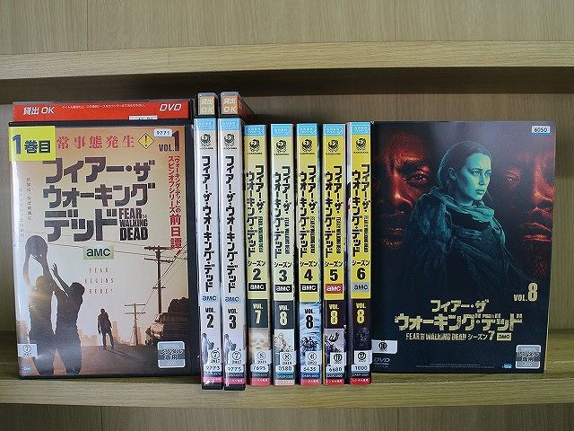 DVD フィアー ザ ウォーキング デッド シーズン1～7 全50巻 ケース無し発送 レンタル落ち Z3U430