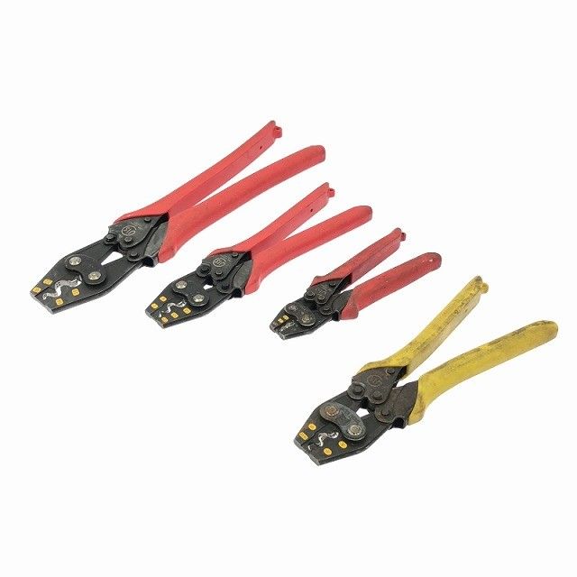 品4点セット MARVEL マーベル ハンドプレス MH-38 MH-14 MH-5 MH-17S 手動式 圧着工具 圧着機 圧着ペンチ ミノル工業117987