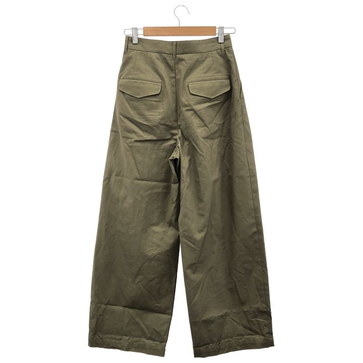 JOURNAL STANDARD L’essage ジャーナル レサージュ ⑤ 24030370001010 FINXギャバ チノパンツ レディース カーキ 36