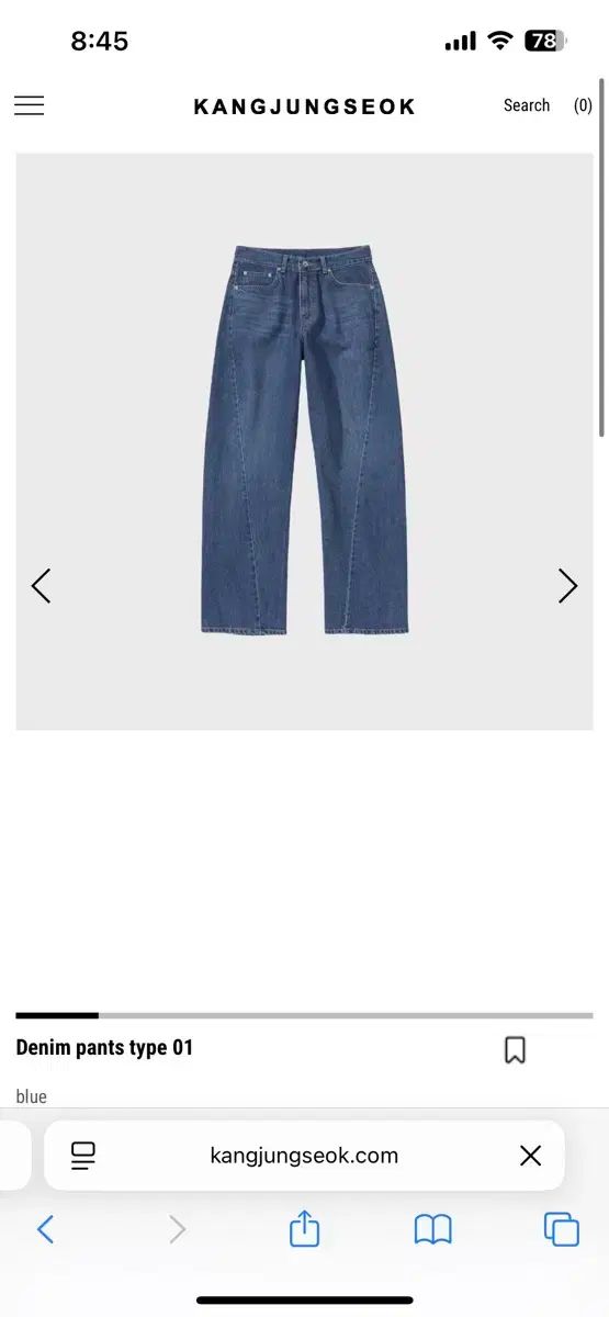 KANGJUNGSEOK デニム type01 34サイズ