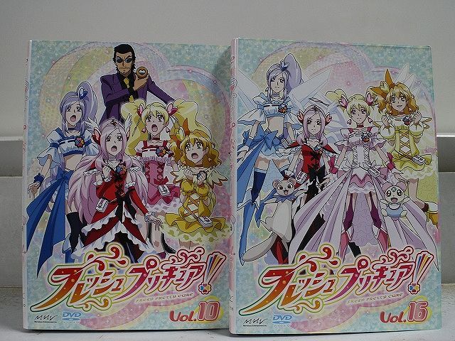 DVD フレッシュプリキュア! 全16巻 ※ケース無し発送 レンタル落ち ZX1320