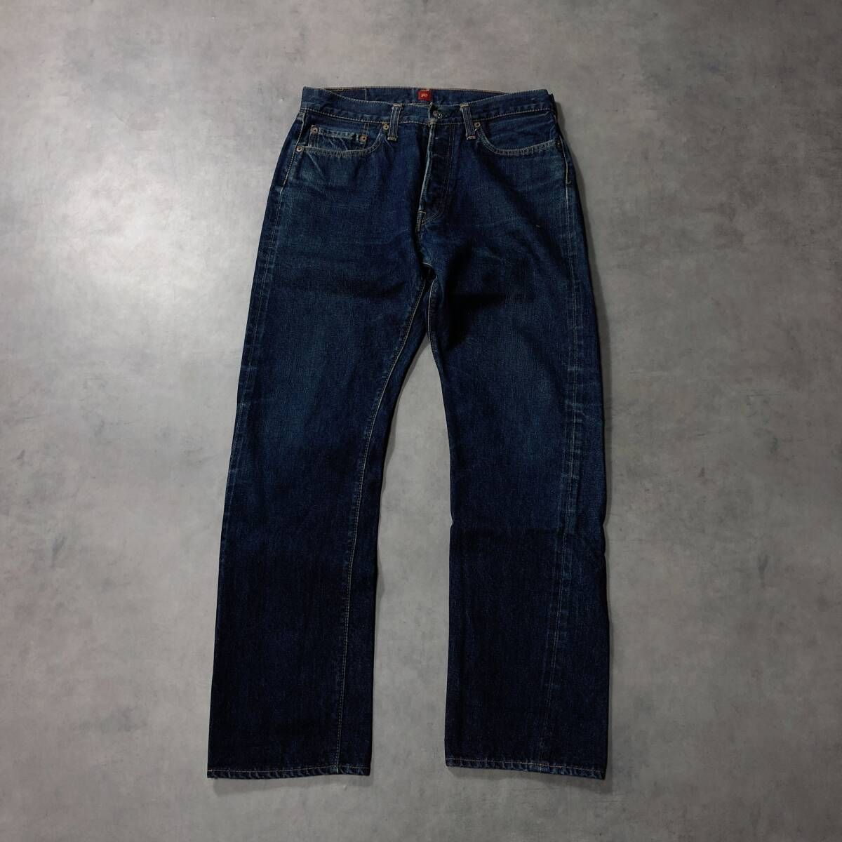 HQ253 RESOLUTE 710 セルビッジデニム w32 インディゴ 赤耳