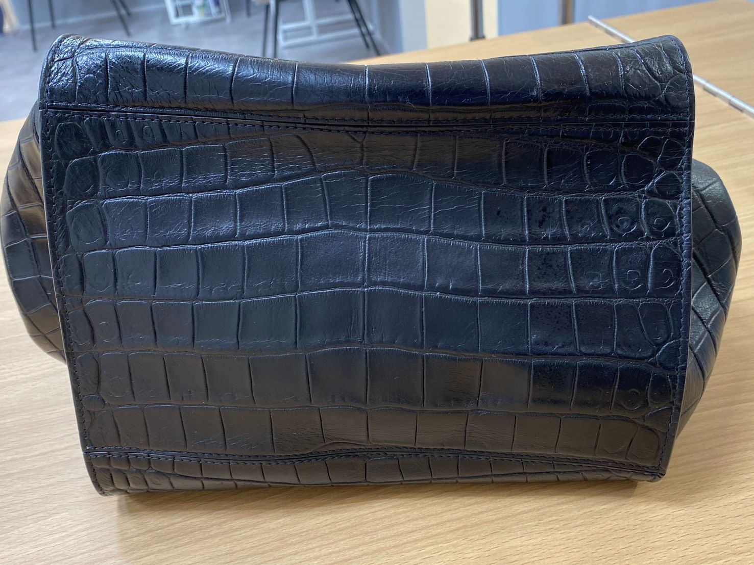  10％クーポン使用可 SP マックスマーラ 2 WAYバッグ 型押し ブラック ショルダーバッグ ショルダーバッグ