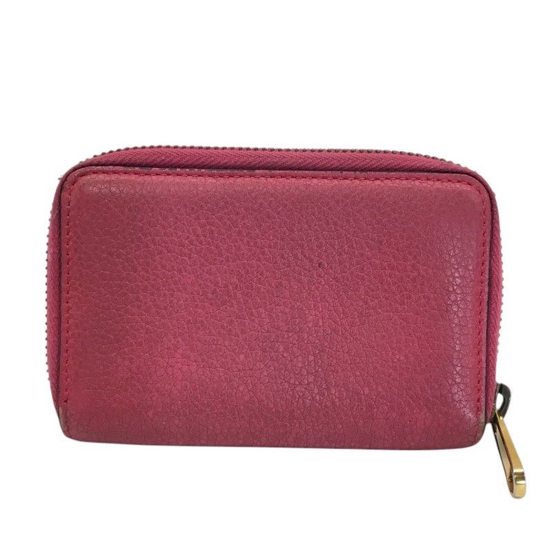 GUCCI グッチ コインケース カードケース 496319 コンパクト財布 レザー ピンク 品 -B 質屋 か ｎ