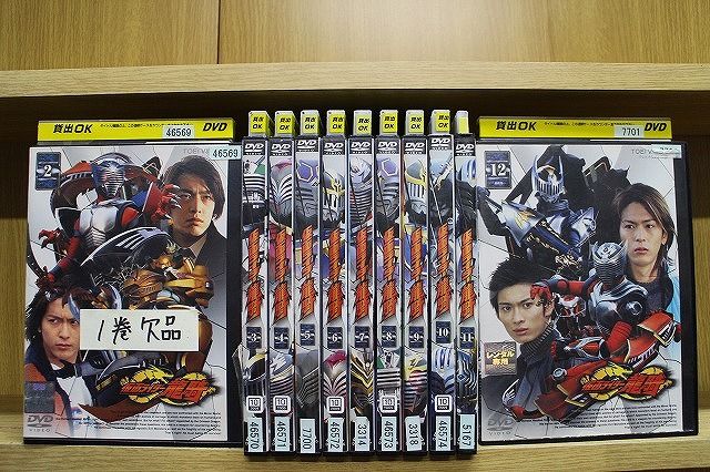 DVD 仮面ライダー龍騎 2～12巻 1巻 計11本set ケース無し発送 レンタル落ち ZX 1019