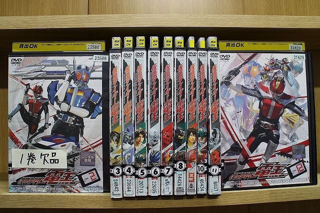 DVD 仮面ライダー電王 2~12巻 1巻 計11本set ケース無し発送 レンタル落ち ZX1012