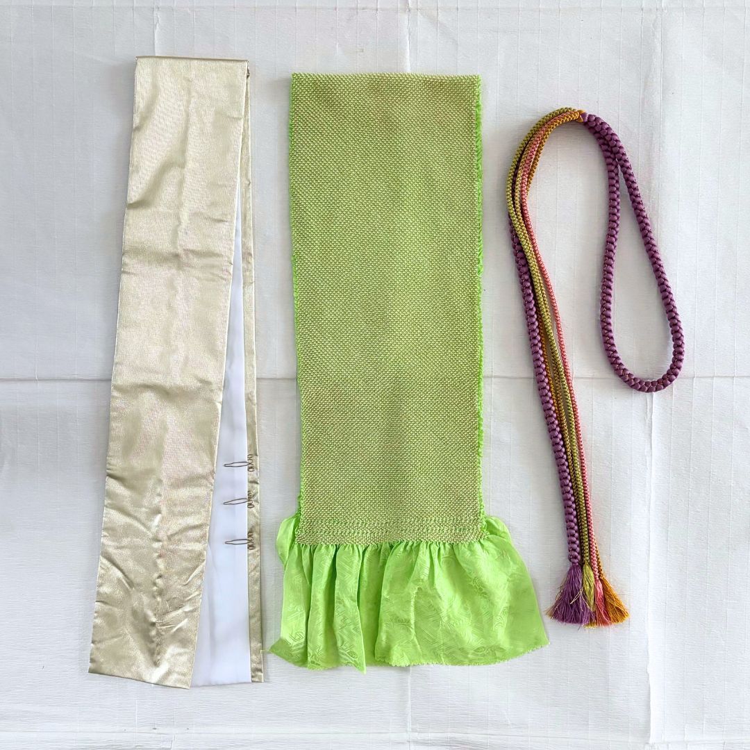  三松 振袖 フルセット 正絹 身丈162 cm ダークレッド×ピンク 花車 枝 梅模様 金彩 刺繍衿付き ブランドふりそで 成人式 結婚式 前撮りに 上品で華やかな三松謹製の 振袖 着物