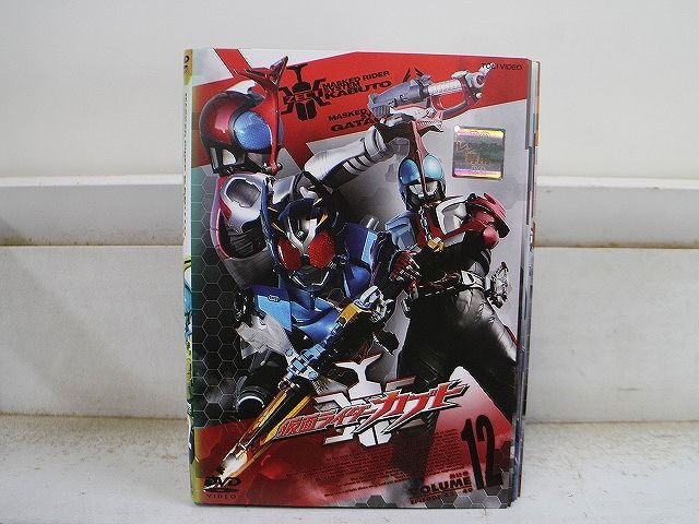 DVD 仮面ライダーカブト 全12巻 ※ケース無し発送 レンタル落ち ZX1168