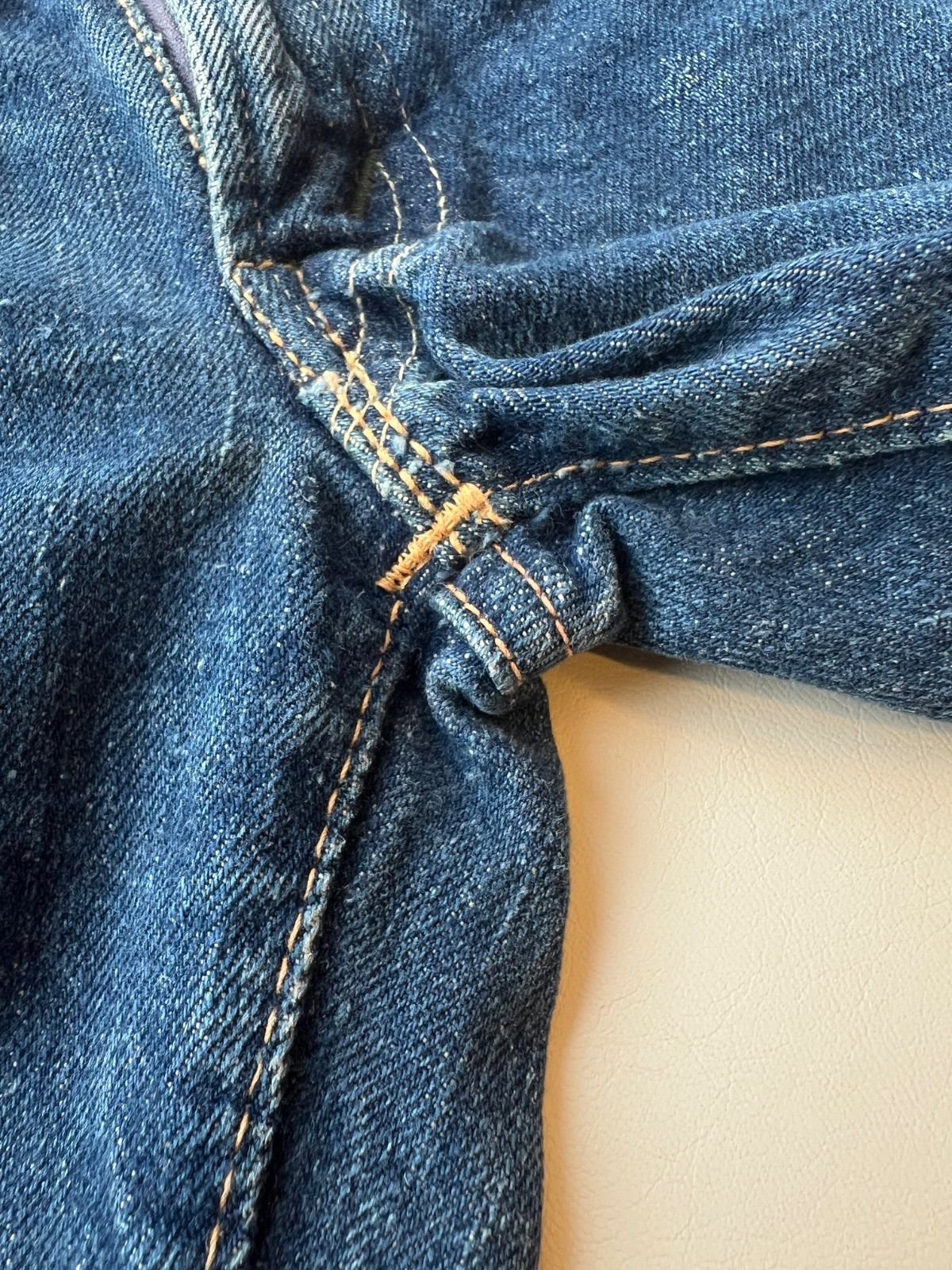 スペシャル/ 片面タブ】50's Levi's 503ZXX 47モデル 革パッチ AGE0