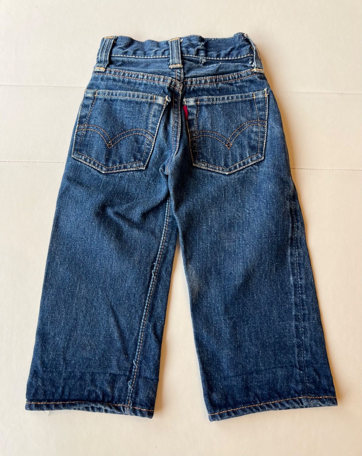 50sビンテージ LEVI’S 501XX 47モデル ヒゲ 片面 革パッチ スペシャル/ 片面タブ】50's Levi's 503ZXX 47モデル 革パッチ AGE0