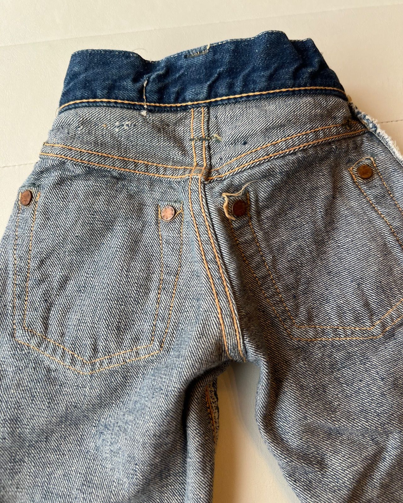 スペシャル/ 片面タブ】50's Levi's 503ZXX 47モデル 革パッチ AGE0