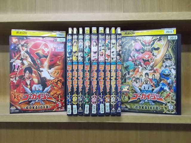 DVD 海賊戦隊ゴーカイジャー 2～12巻(1巻欠品) 計11本set ※ケース無し