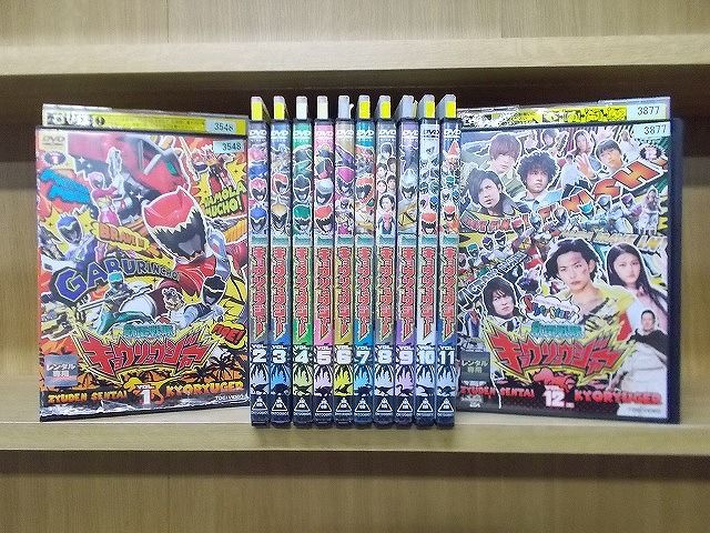 DVD 獣電戦隊キョウリュウジャー 全12巻 ケース無し発送 レンタル落ち ZX1001