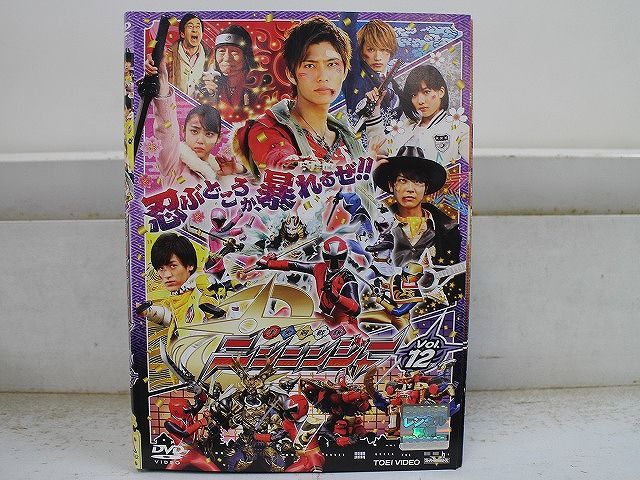 DVD 手裏剣戦隊ニンニンジャー 全12巻 ※ケース無し発送 レンタル落ち