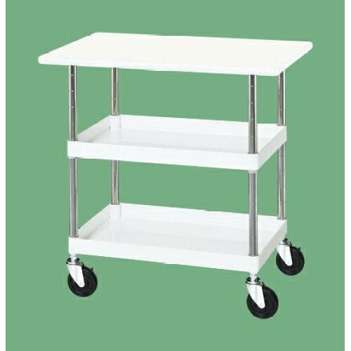 5営業日で発送 サカエ CSパールワゴン中量タイプ 天板付 パールホワイト CSP-7572VW 2229790