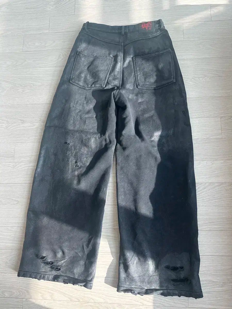 1 エモスウェットパンツクラブ 6ポケット コーテッド スウェットパンツ