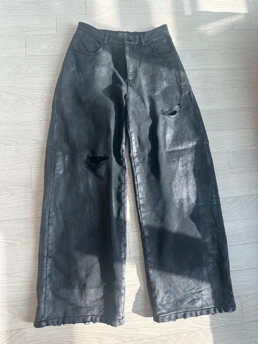 1 エモスウェットパンツクラブ 6ポケット コーテッド スウェットパンツ