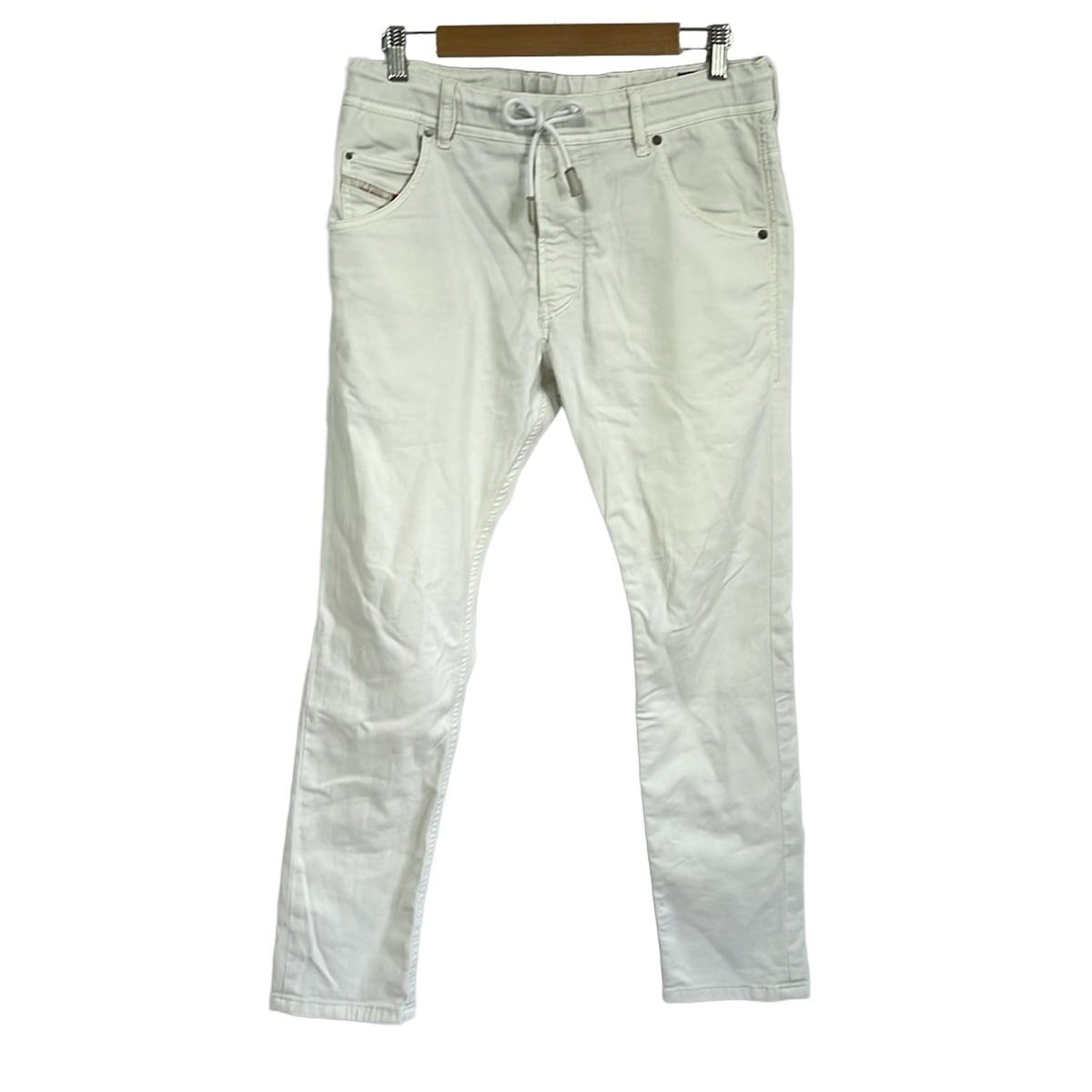 DIESEL ディーゼル パンツ サイズ28 メンズ KROOLEY 白 フルレングス