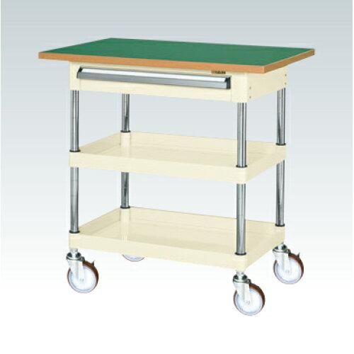 5営業日で発送 サカエ CSパールワゴン中量タイプ 引出し 天板付 アイボリー CSP-7582ATFSEI 2229865