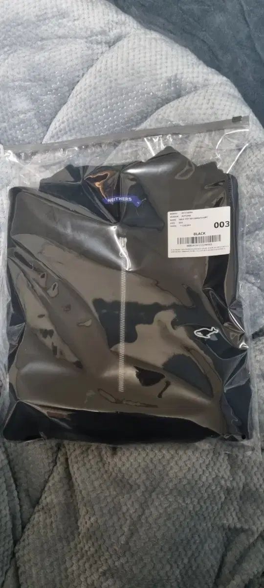 NEITHERS ネイダース ハーフジップアップ スウェットシャツ ブラック 3