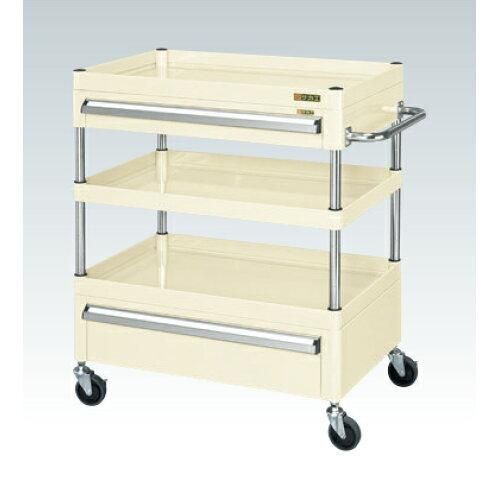 5営業日で発送 サカエ CSパールワゴン中量タイプ 引出し付 グリーン CSP-6083ACSEI 2229789