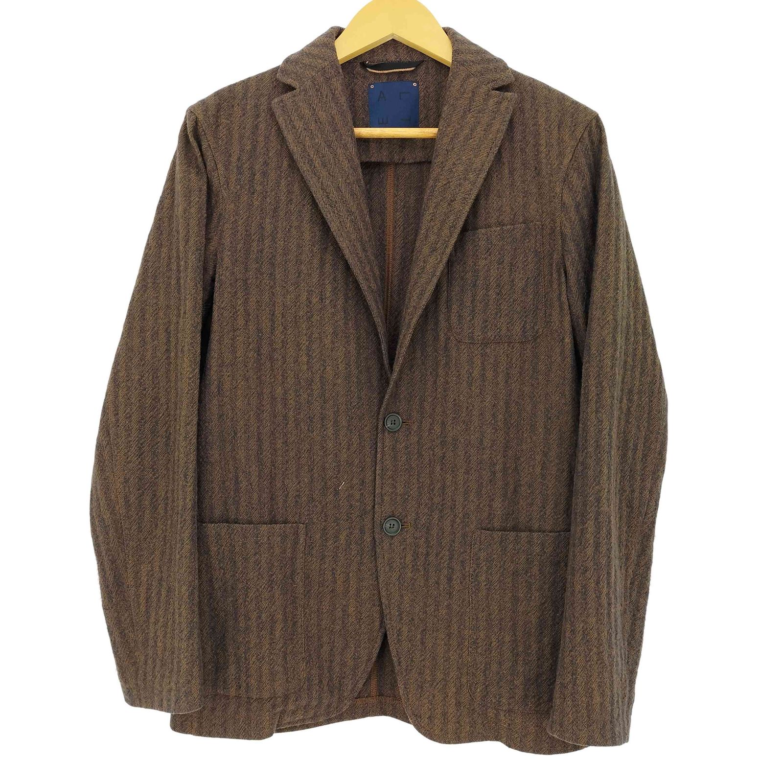 ALTEA COPPER ダブル テーラードジャケット ストライプ イタリア製 ALTEA COPPER ダブル テーラードジャケット ストライプ イタリア製