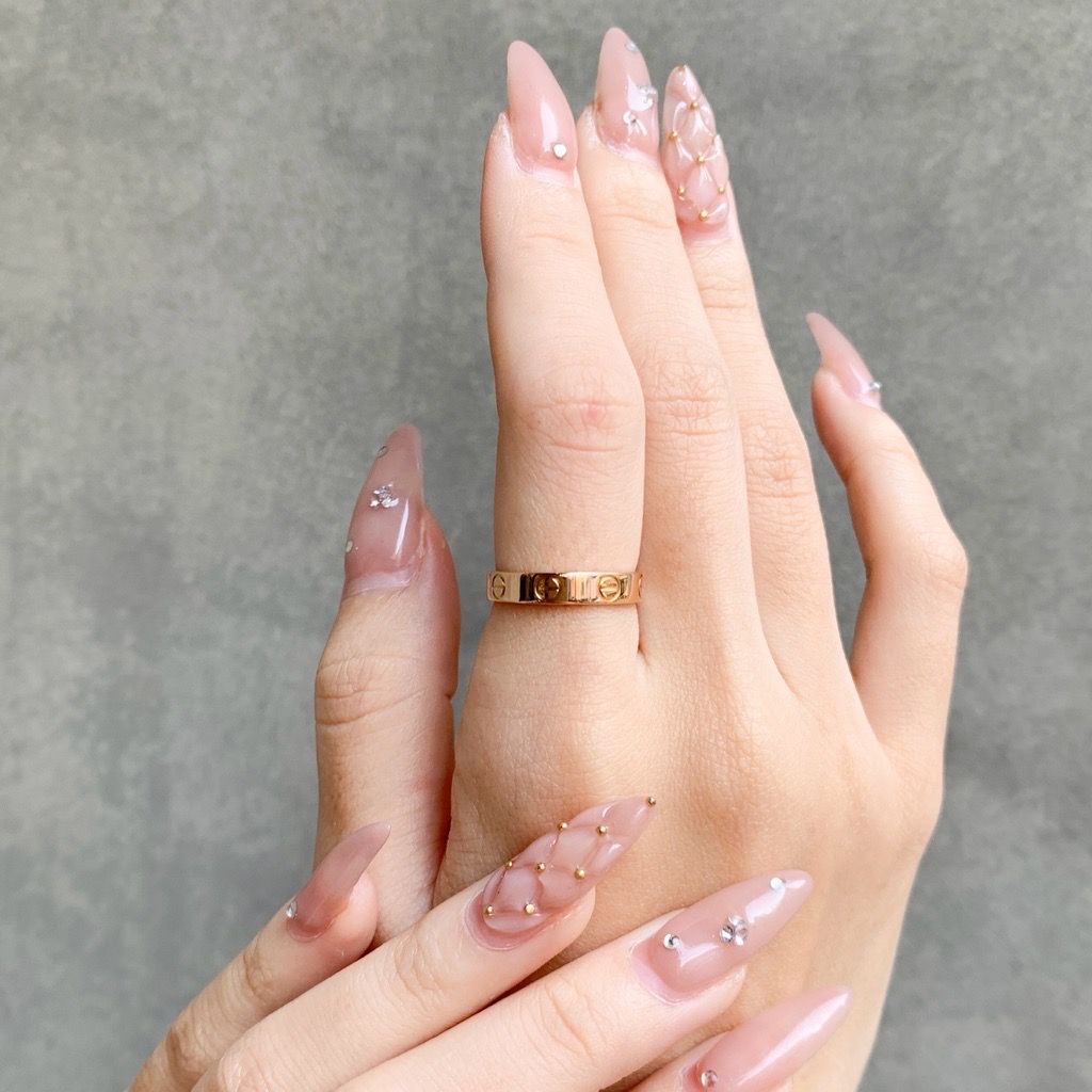 仕上済 カルティエ ミニラブリング PG 10号 10 50 K 18 メンズ リング 指輪 CARTIER