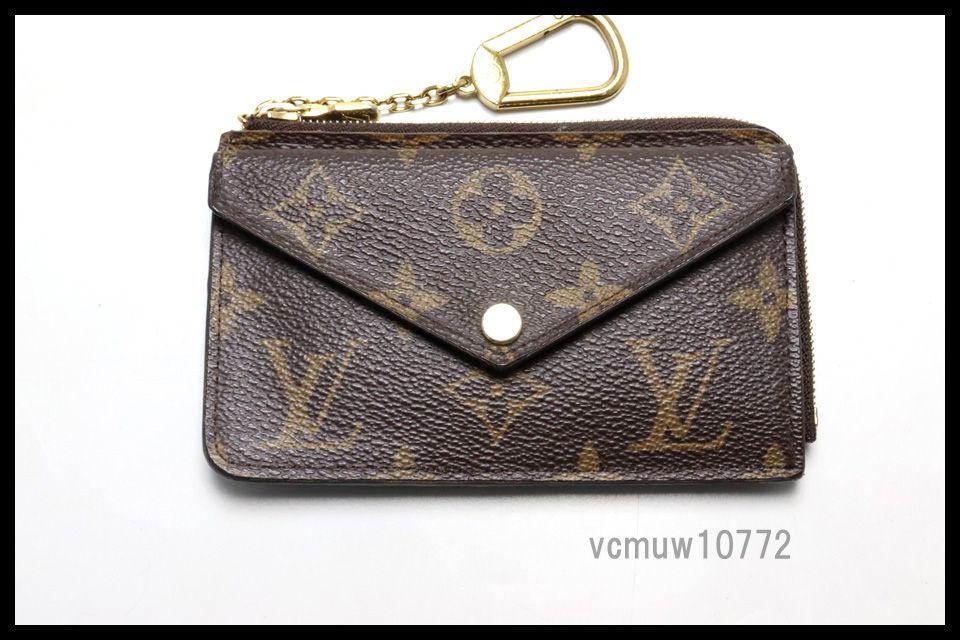 近年モデル 美 ルイヴィトン モノグラム ポルトカルトレクトヴェルソ レザー ラウンドファスナー コインケース 1030td975920