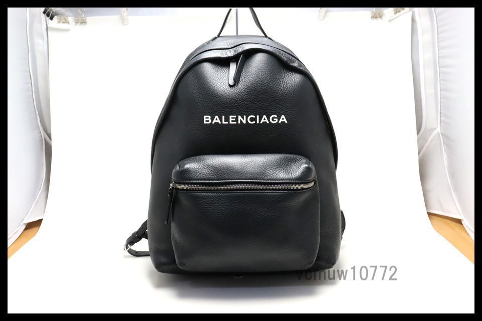 【美品】BALENCIAGA 　エブリデイ　 レザーバックパック BALENCIAGA バレンシアガ EVERYDAY L BACKPACK〔552374/DLQ4N