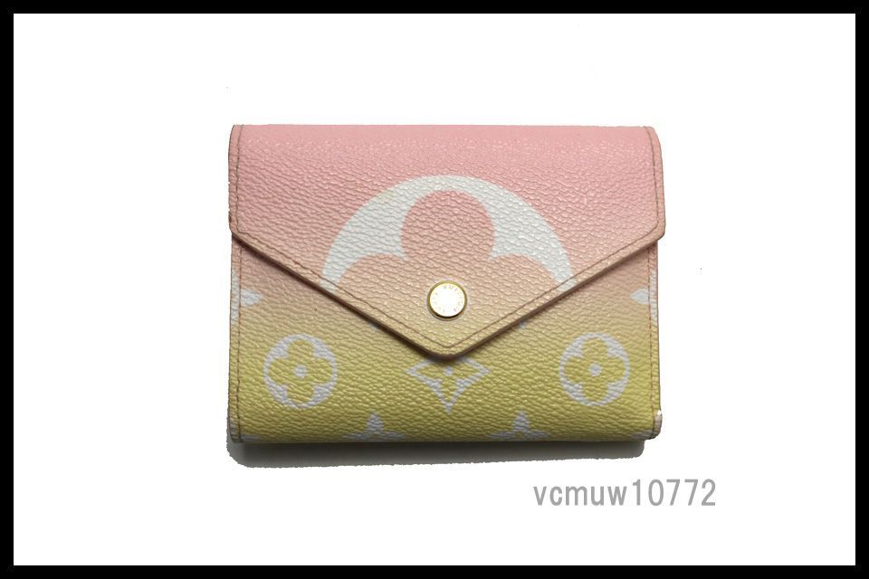 RFIDタグ近年 美 LOUIS VUITTON モノグラム LVエスカル ポルトフォイユヴィクトリーヌ 3つ折り財布 ルイヴィトン 1030pp1389-9K