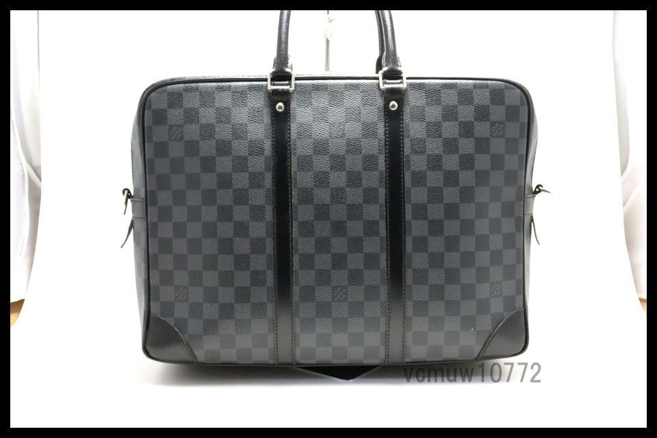 近年モデル希少美中古□LOUIS VUITTON ダミエグラフィット PDV GM