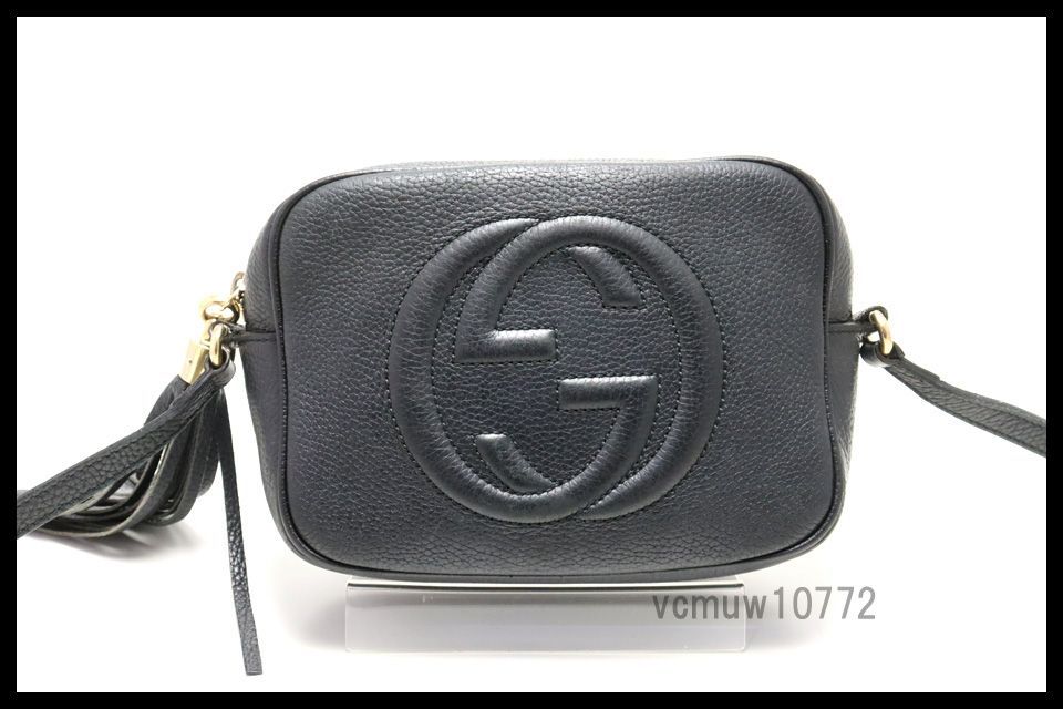 美 GUCCI ソーホー スモールディスコ フリンジ レザー ショルダーバッグ グッチ 1030pb5569233