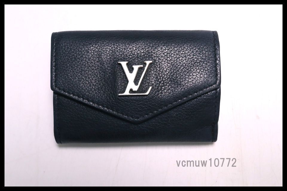 RFIDタグ近年 美 LOUIS VUITTON トリヨン ポルトフォイユ ロックミニ レザー 3つ折り財布 ルイヴィトン 1030ps075321