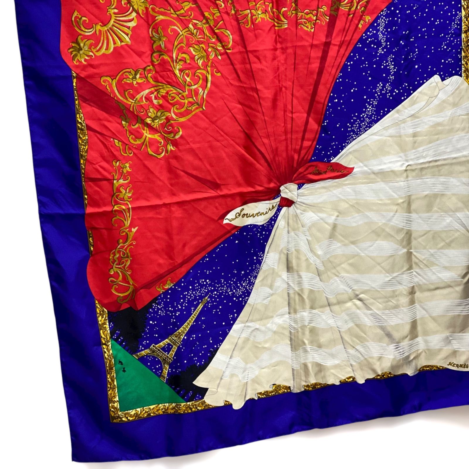 エルメス カレ90 Souvenirs de Paris シルクスカーフ パリの思い出 HERMES AC 0090