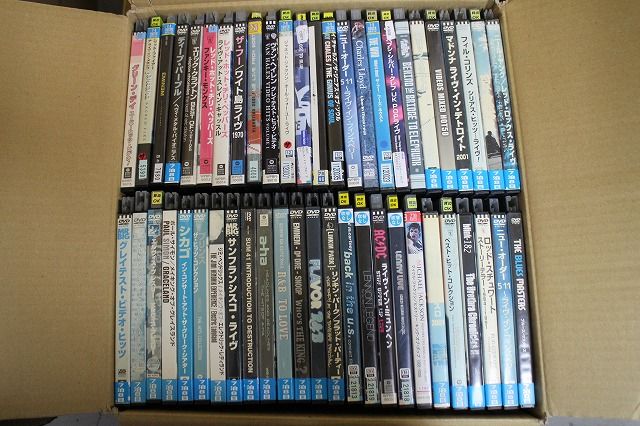 DVD 洋楽 ライブ コンサート 等 50本セット 処分品 ケース無し レンタル落ち 音楽1