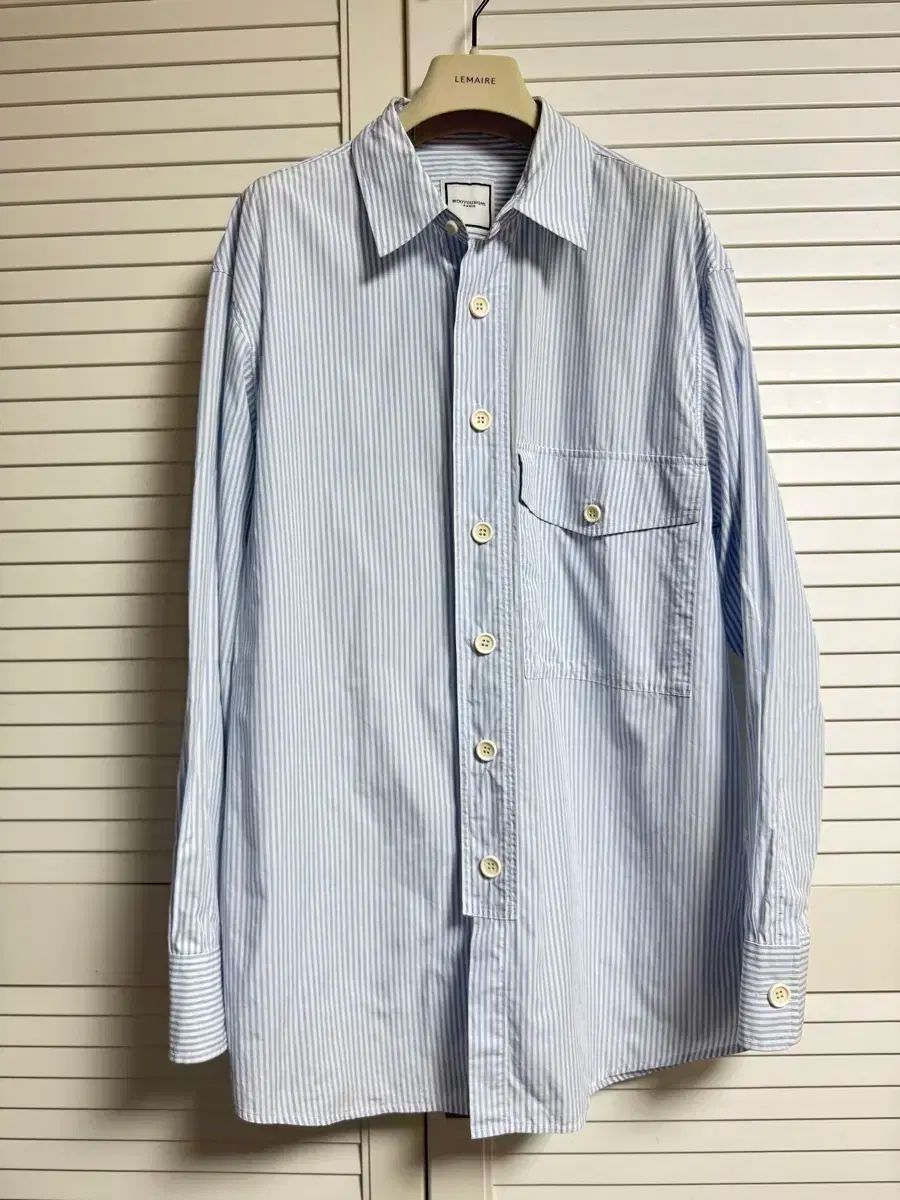 ウーヨンミ ストライプ シャツ 48