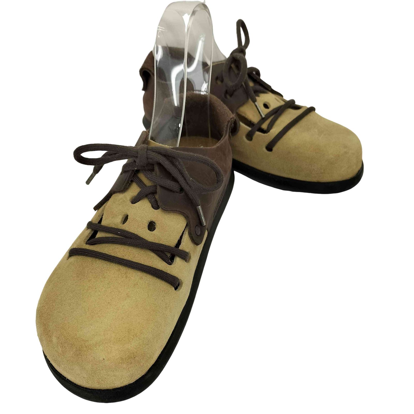 ビルケンシュトック Montana オブリークトゥ スエードレザー サンダル レディース 37