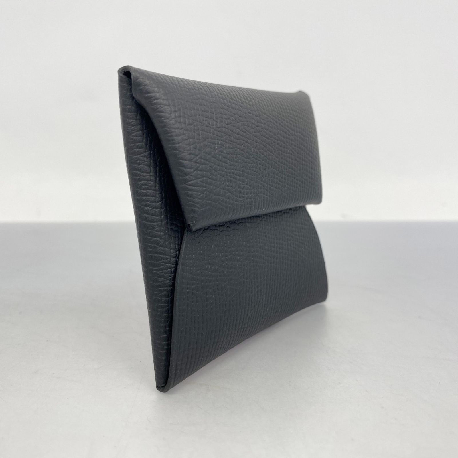 エルメス Hermes 財布 コインケース バスティア ヴォーエプソン ブラック B刻印メンズ レディース