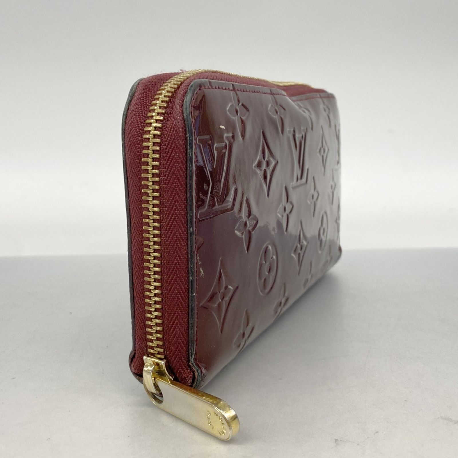 ルイ ヴィトン Louis Vuitton 長財布 ヴェルニ ジッピーウォレット M 91536 ルージュフォーヴィストレディース