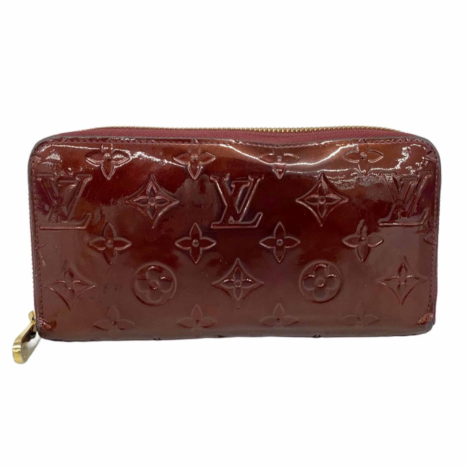 ルイ ヴィトン Louis Vuitton ルイ ヴィトン 長財布 ヴェルニ ジッピーウォレット M91536 ルージュフォーヴィストレディース
