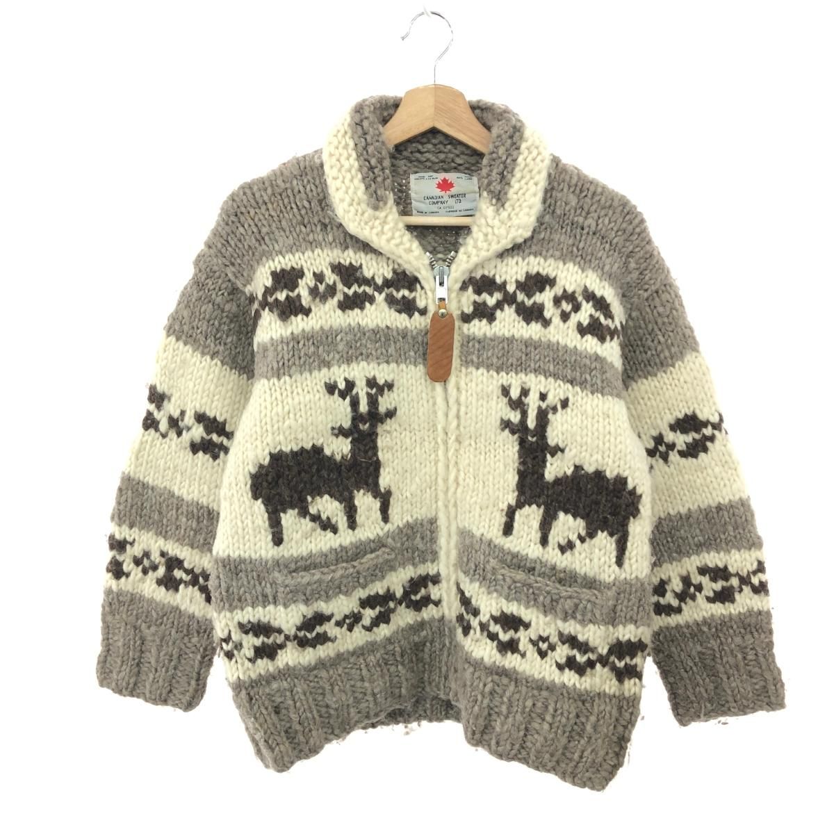 CANADIANSWEATER カナディアンセーター カウチンニットカーディガン