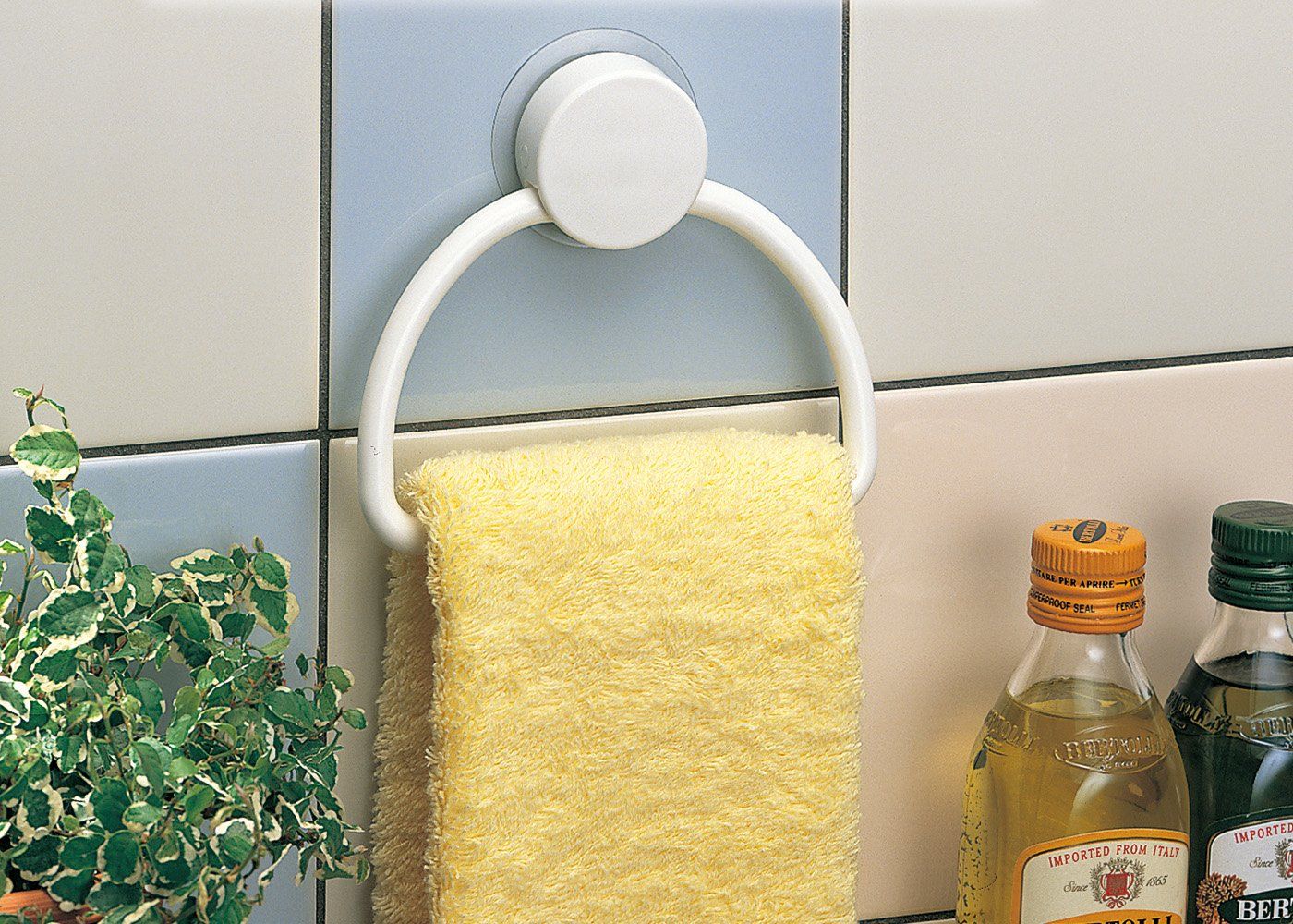 レック LEC キッチン タオルリング タオル掛け 吸盤