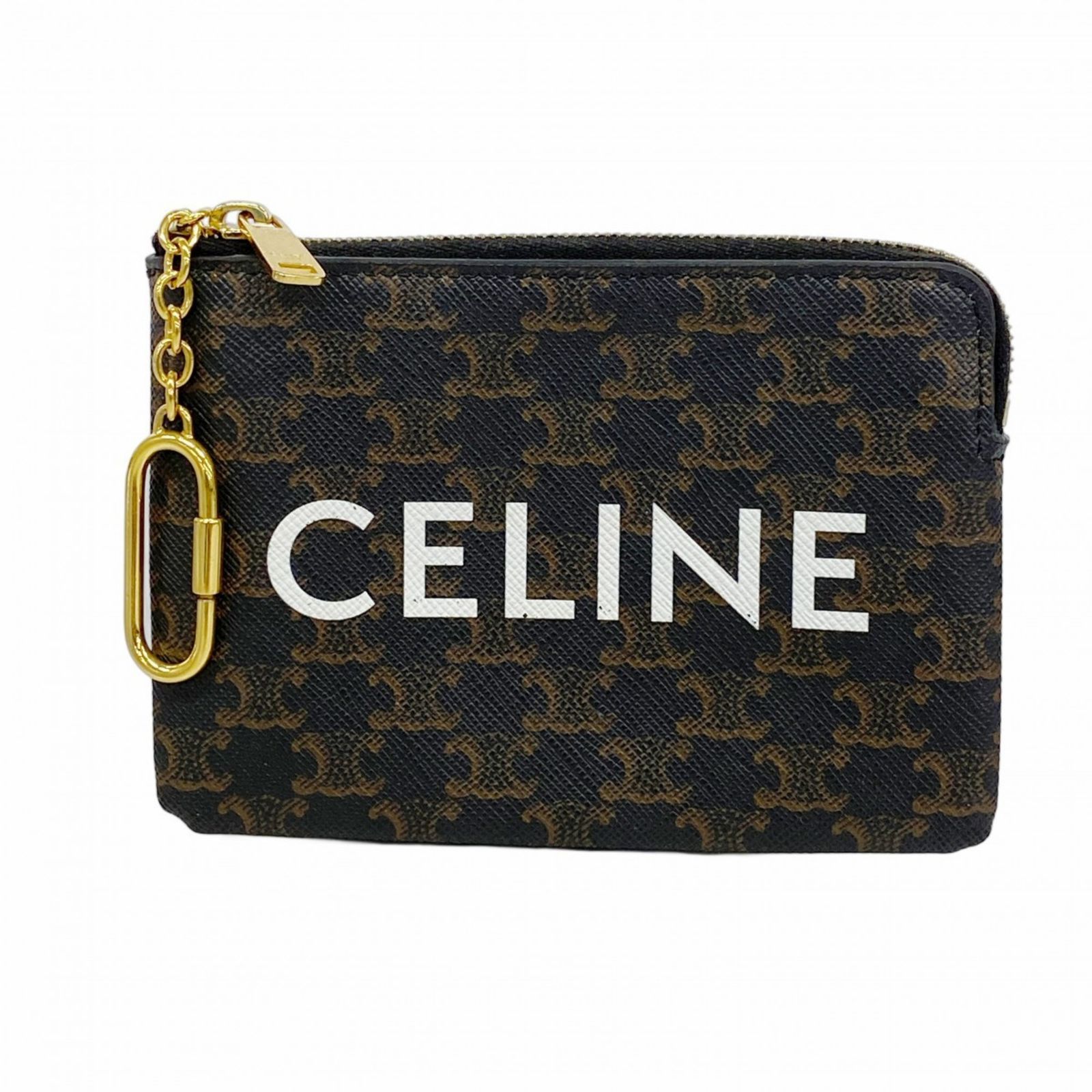 セリーヌ Celine 財布 コインケース トリオンフ ブラック メンズ レディース