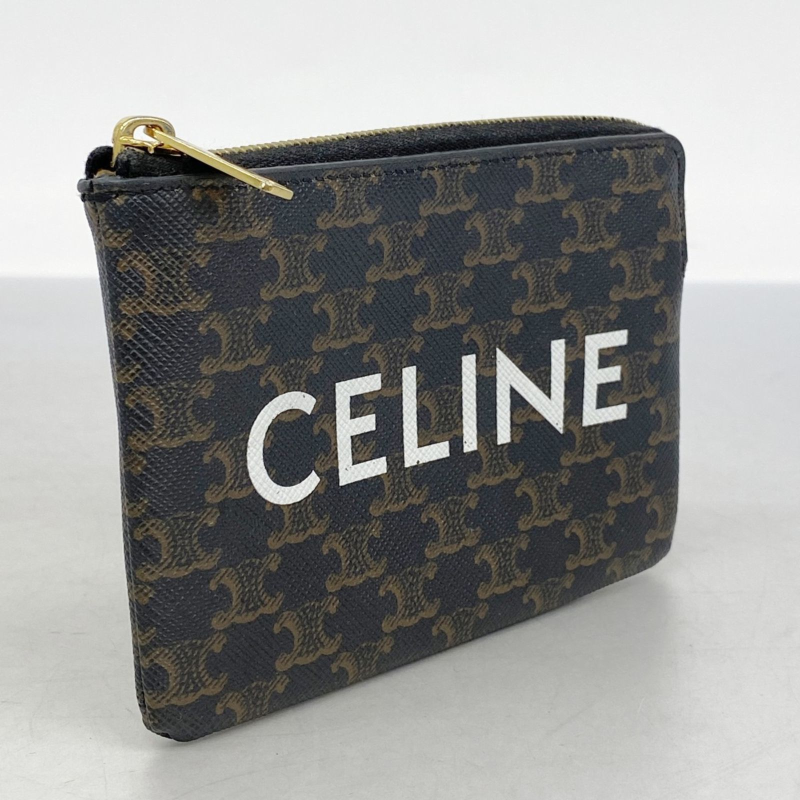 セリーヌ Celine 財布 コインケース トリオンフ ブラック メンズ レディース