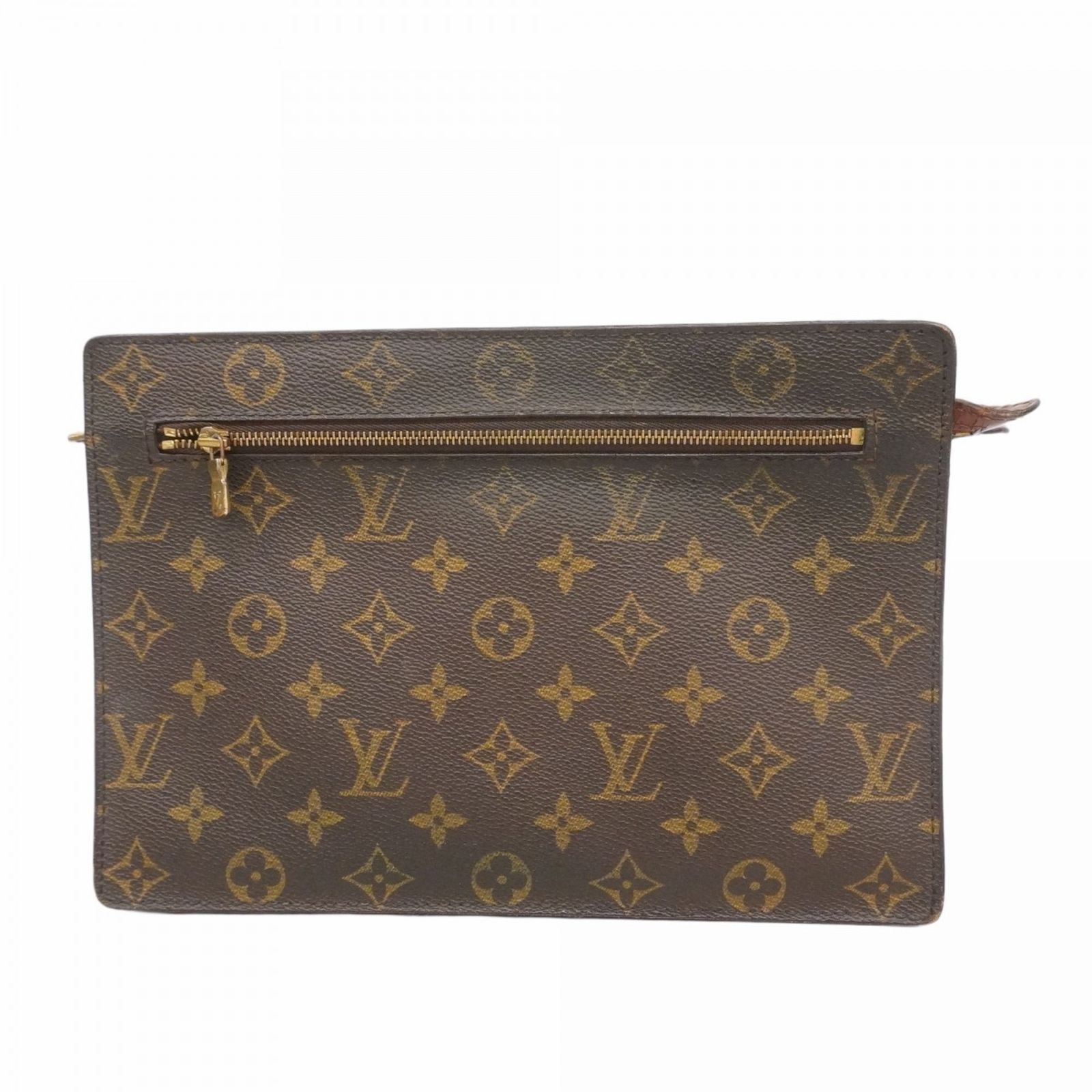 ルイ ヴィトン Louis Vuitton ルイ ヴィトン クラッチバッグ モノグラム アンギャン M51205 ブラウンメンズ レディース