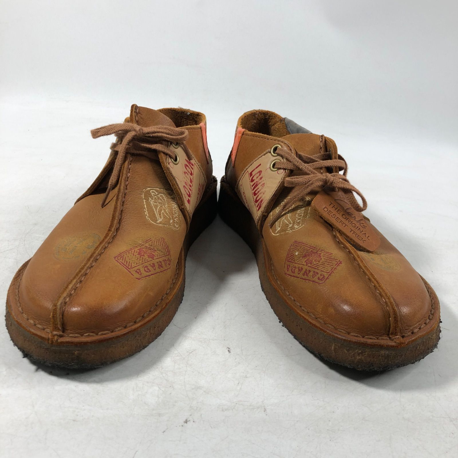 A1111-31-5 Clarks ORIGINALS クラークス オリジナルズ メンズ モシカン スリッポン スニーカー ブラウン パッチワーク 25cm 60650610 男女兼用