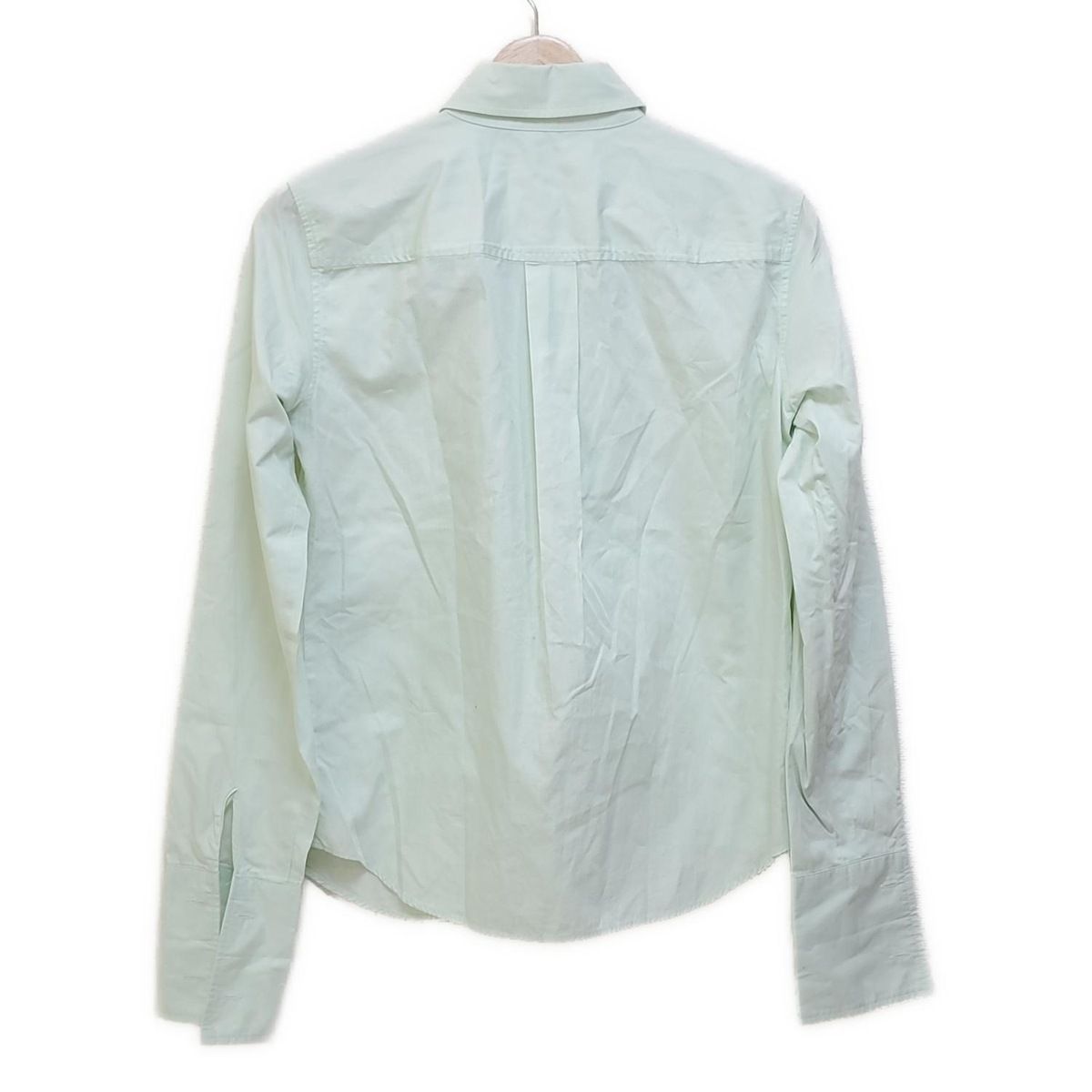 Burberry Blue Label バーバリーブルーレーベル 長袖シャツブラウス サイズ38 M レディース - ライトグリーン