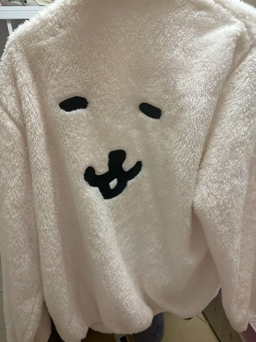 SPAO 自分ツッコミくま フリース L