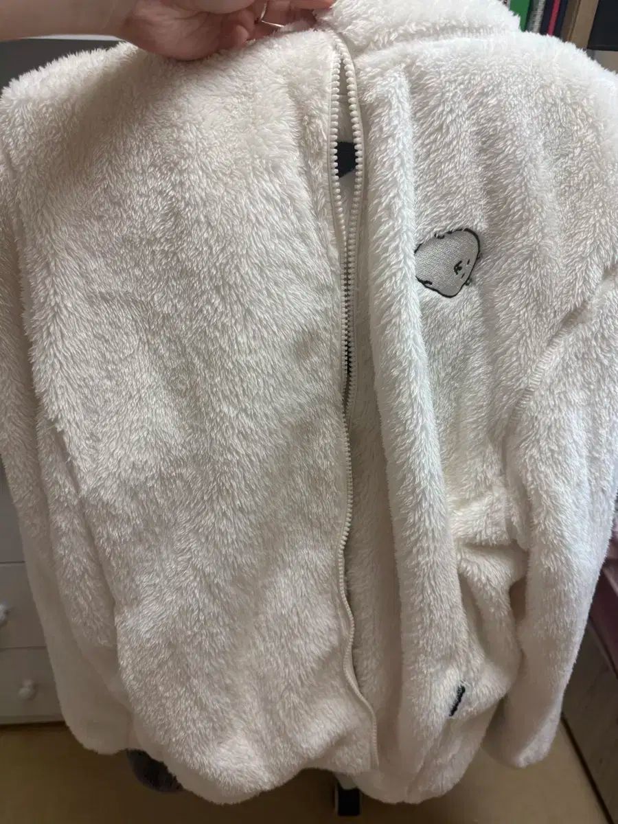 SPAO 自分ツッコミくま フリース L