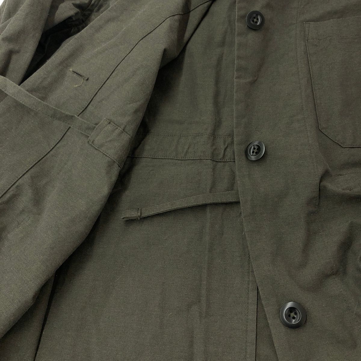 MHL. エムエイチエル シャツワンピース/OVERDYE MELANGE COTTON サイズ